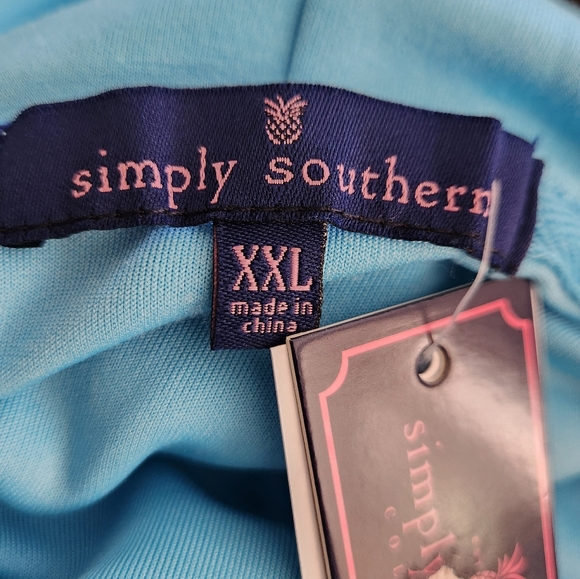 Simply Southern Color Block Through Faith Cropped Hoodie for Women XXL - Picture 10 of 12